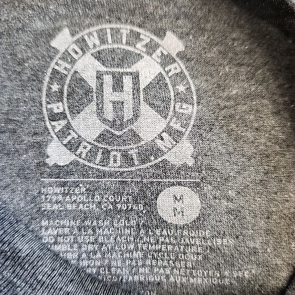 Howizter Patroit Mfg Men's‎ M Gray T-shirt  Til Valhalla - Picture 4 of 4